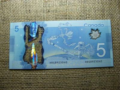Kanada 5 dollár, 2013, HGB, UNC