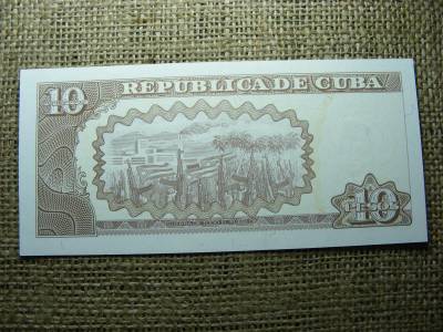 Kuba 10 peso 2013, ritkább, UNC