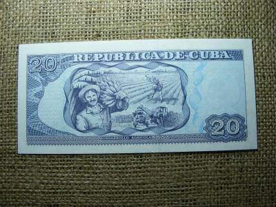 Kuba 20 peso bankjegy, 2006, EF állapot