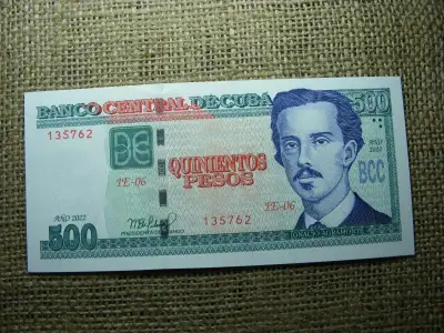 Kuba 500 peso, 2022, UNC