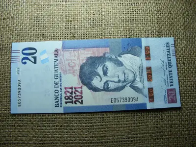 Guatemala 20 Quetzal, 2020, UNC