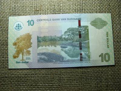Suriname 10 dollár, 2010, UNC