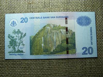 Suriname 20 dollár, 2010, UNC