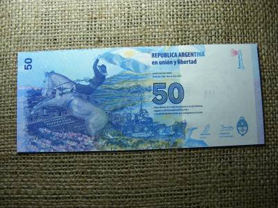 Argentína 50 peso, 2015, UNC