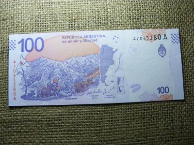 Argentína 100 peso, 2018-2019, UNC
