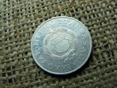 Ezüst 2 forintos érme, 1966, kabinet sorból