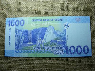 Szudán 1000 font, 2019, UNC, (A5)