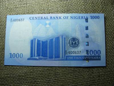 Nigéria 1000 Naira, 2022, UNC, (A5)