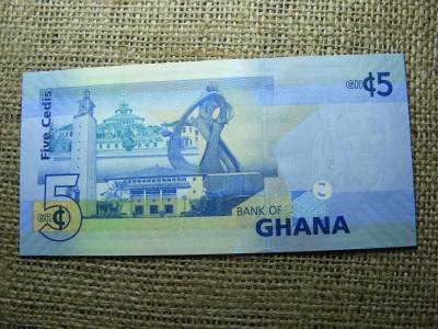 Ghána 5 cedi, 2011, UNC, (A5)