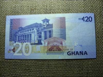 Ghána 20 cedi, 2013, VF állapot