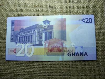 Ghána 20 cedi, 2019, UNC, (A5)
