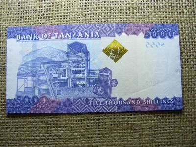 Tanzánia 5000 shillingi, 2010-2020, XF