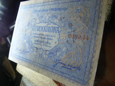 50 korona, 1918-1919, Szeged pénztárjegy