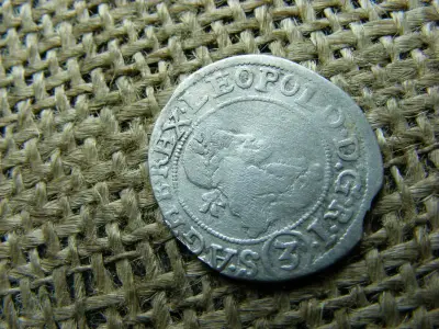 Lipót I. 3 krajcár, 1685, ezüst
