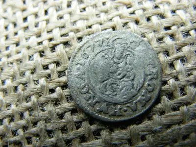 Lipót Ezüst Dénár, 1677, KB