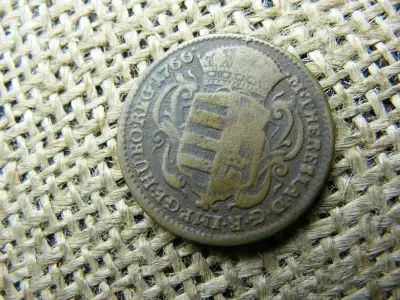Mária Terézia dénár, 1766