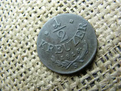 Ferenc I. 1/2 krajcár, 1816, S