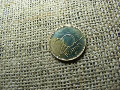 20 forintos érme, 2001, BU