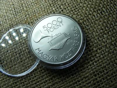 Ezüst 5000 forintos érme, 2007, BU