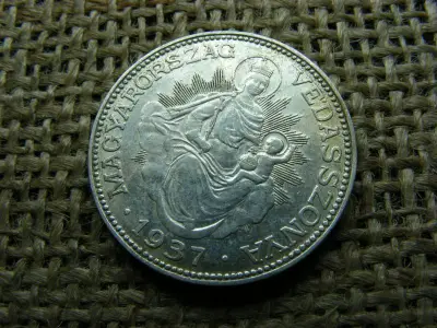 Ezüst 2 pengő, 1937