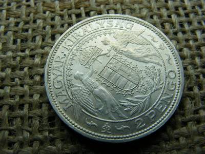 Ezüst 2 pengő, 1938