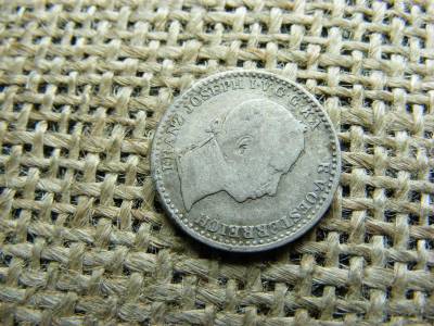 Ezüst 10 krajcár, 1859, V bélyeg