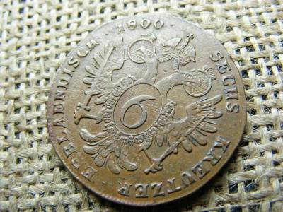 6 krajcár, 1800, S