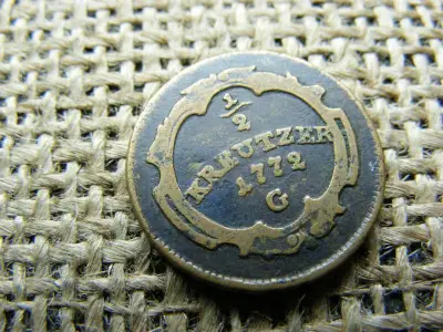 Mária Terézia 1/2 krajcár, 1772, G