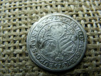 Lipót ezüst 3 krajcár, 1702