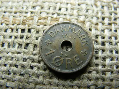 Dánia 1 öre érme, 1935