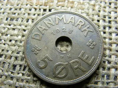 Dánia 5 öre, 1928