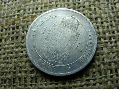 Ezüst 1 forint, 1875, Ferenc József