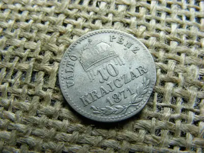 Ezüst 10 krajcár, 1871, GyF VP