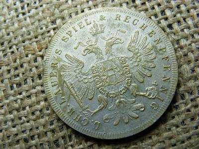 Spiel Marke zseton Rechenpfennig, 1890 körül, ritka