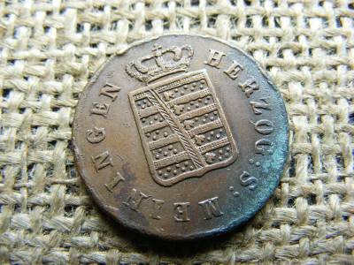 1 Krajcár 1833, Szász-Meiningeni Hercegség, Bernhard II