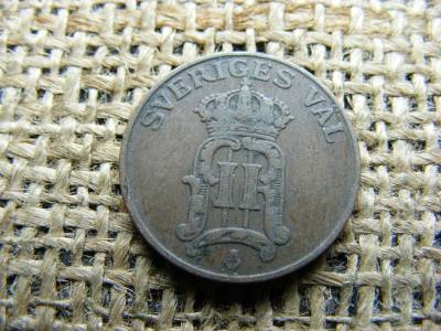 2 öre, 1907, Svédország