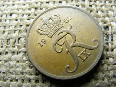 Dánia 5 öre, 1962, ritka