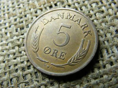 Dánia 5 öre, 1960, ritka
