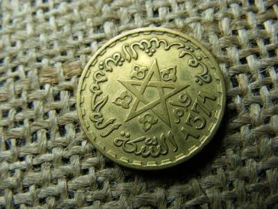 Marokkó 10 frank, 1952, francs