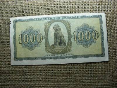 Görögország 1000 drachma, 1942, II. világháborús