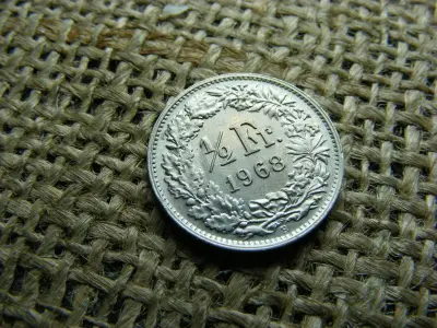 1/2 frank, 1968, Svájc