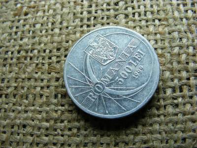 Románia, 500 lei, 1999, emlékérme