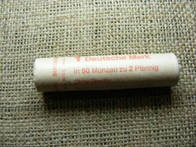 Németország, 2 pfennig, 1979, rolni