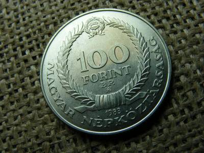 100 forintos érme, 1983, Czóbel
