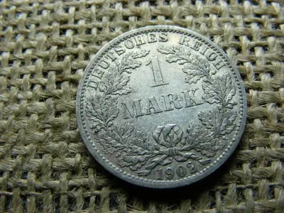Ezüst 1 márka érme, 1902, A