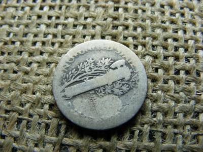 USA ezüst dime, 1917, S verőjel