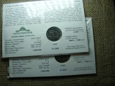 50 Forint, 2007, Római Szerződés 50. évforduló, díszcsomagolt
