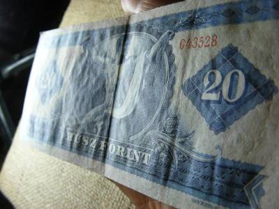 20 forintos bankjegy, 1965