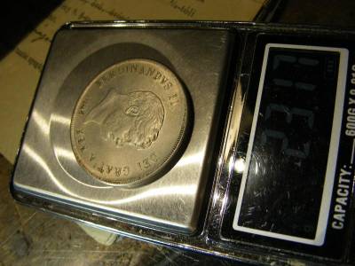 Szicília 120 Granda, 1854, FERT utánveret