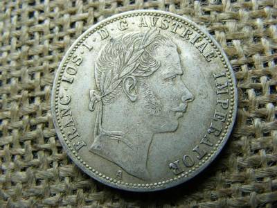 Ezüst 1 forint, 1861, Ferenc József